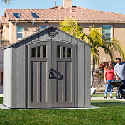 Высокопрочный пластиковый сарай WoodLook 8×7.5 WoodLook  60230 2