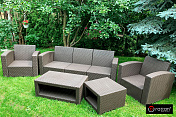 Комплект мебели Rattan Premium 5, венге 2