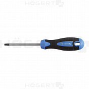 HOEGERT Отвертка TORX T10, 100 мм, сталь S2   HT1S053 