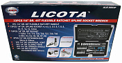 Набор торцевых головок 1/4" 33пр spline Licota  ALK-0003P 2