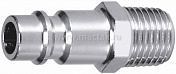 Штуцер быстросъемный M>M1/4" Мастак   696-12