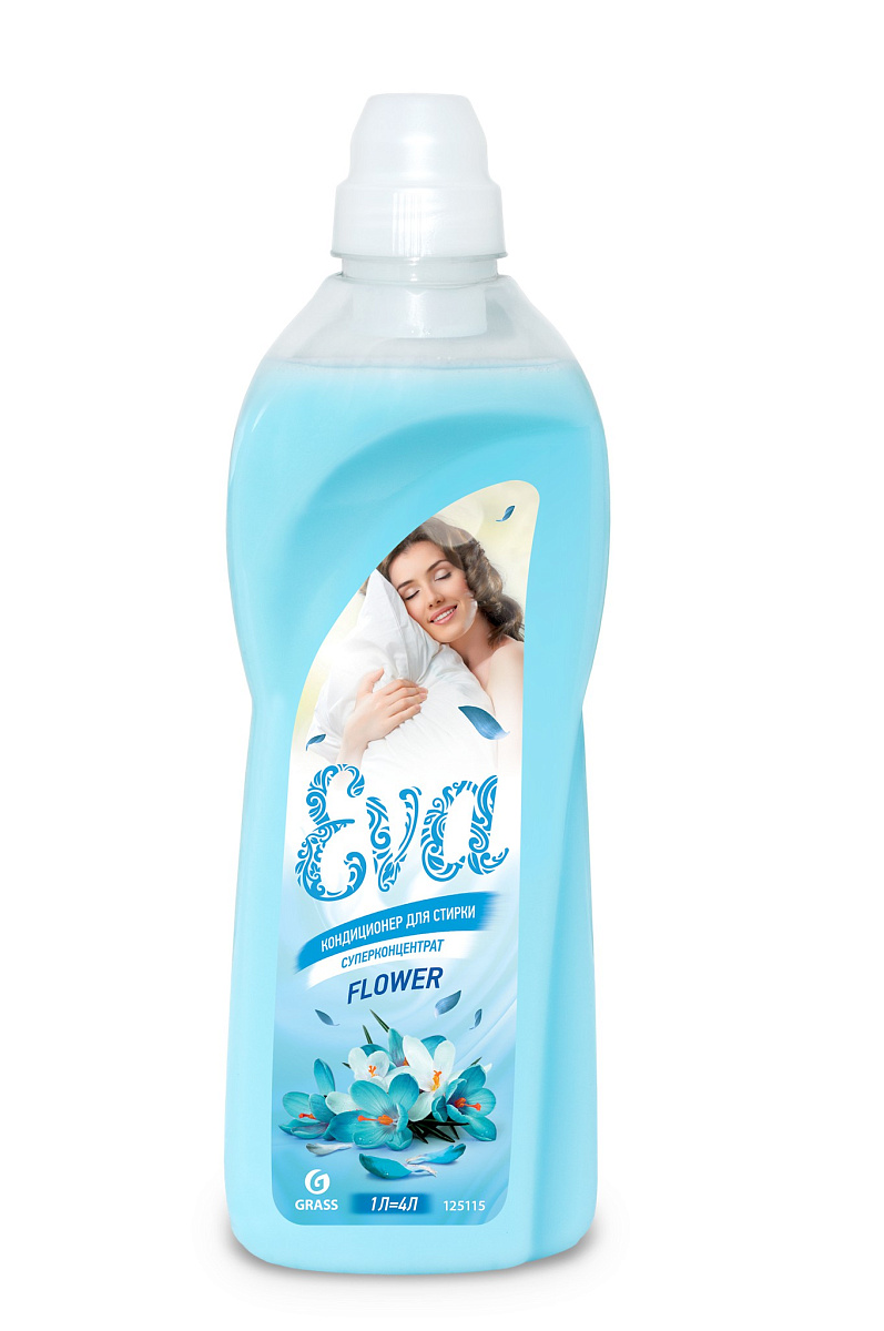 eva flower кондиционер для белья концентрированный 1л  grass