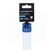Головка торцевая ударная глубокая тонкостенная 1/2" Nordberg   2