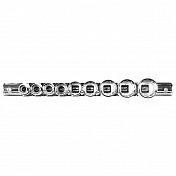 Набор торцевых головок 1/2" 12 гр. 10-24 мм 10пр. на линейке Licota  TBS-22005 1