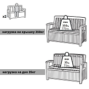 Скамья-сундук Patio Bench Keter    4