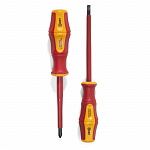 Диэлектрическая отвертка ПРОФИ Pozidriv PZ2*100 (КВТ)