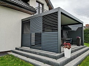 Алюминевая ламель, скошенная, комплект 5шт 2