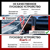 Пусковое устройство 12/24 В, 2400/1100 A Car-tool  IC-CBL36 6