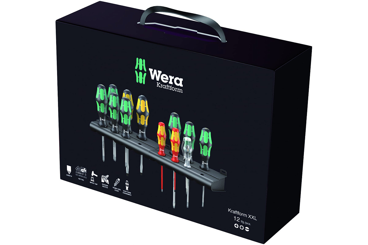 Набор отверток WERA Kraftform Comfort 1334/6, 6 предметов