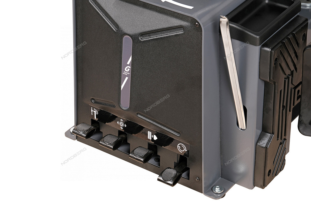 Станок шиномонтажный автомат, двускоростной, 220 В, серый + "Третья рука" 46H44N