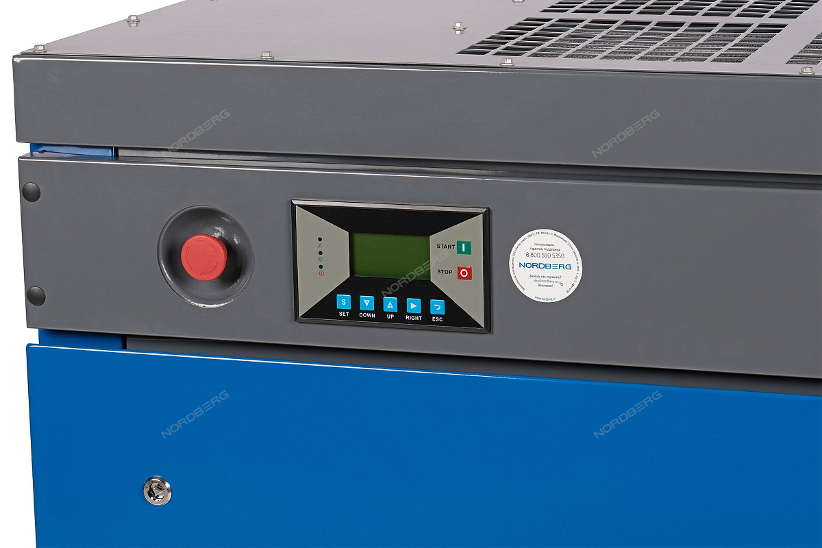 Компрессор винтовой, 11 кВт, 1550 л/мин, 10 бар, IP23, без ресивера