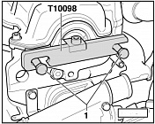 Шаблон для фиксации и регулировки фаз ГРМ двигателей  VAG 1.9 SDI / TDI Licota  ATA-0541 3