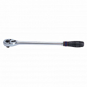 Трещотка 1/2", 375 мм, 32 зубца, флажковая с кнопкой  King Tony  4762-15G 1