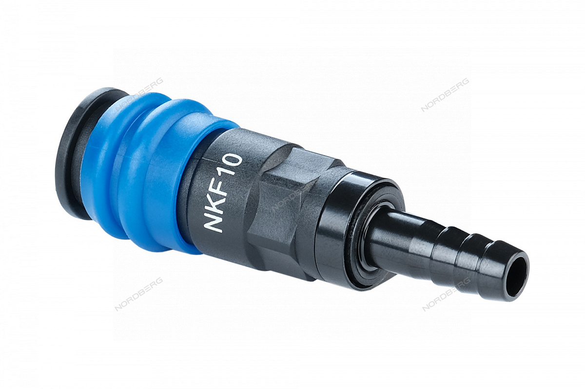 Разъем композитный "мама" быстросъемный - елочка Ø 10 мм