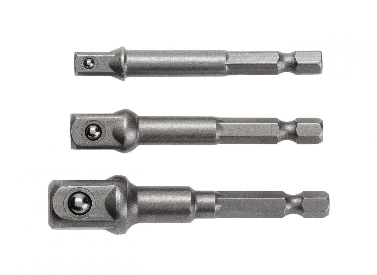 Набор держателей торцевых головок для шуруповерта, 1/4", 3/8", 1/2" 