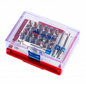 Набор вставок (бит) 1/4;, TORX, HEX, PZ, PH, SLOT, 28 предметов МАСТАК 058-11028C Мастак   058-11028C 4
