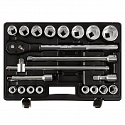 Набор торцевых головок 3/4" 6гр. 21пр., 19-50 мм Licota  ALK-6003F (ASK-10060) 1