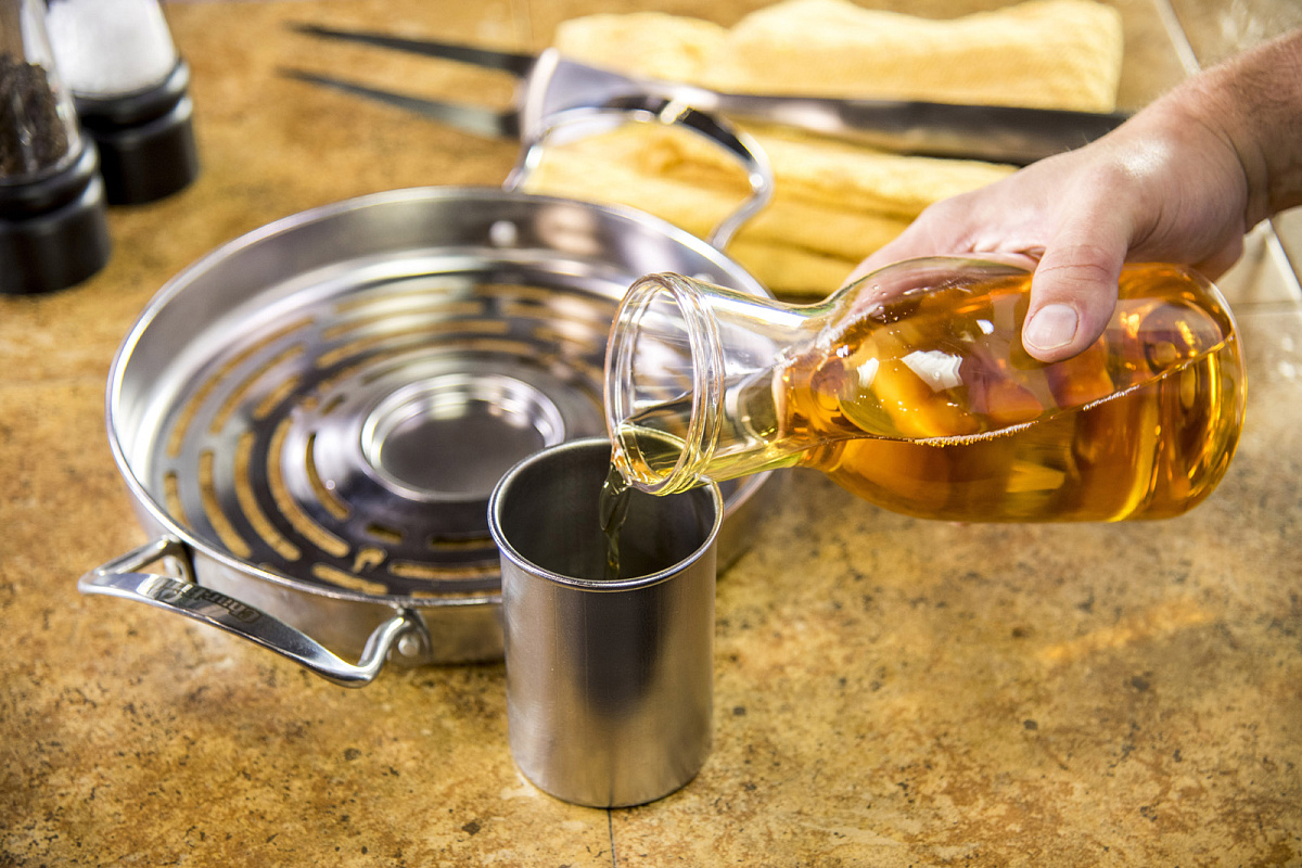 Ростер для курицы с подставкой для емкости