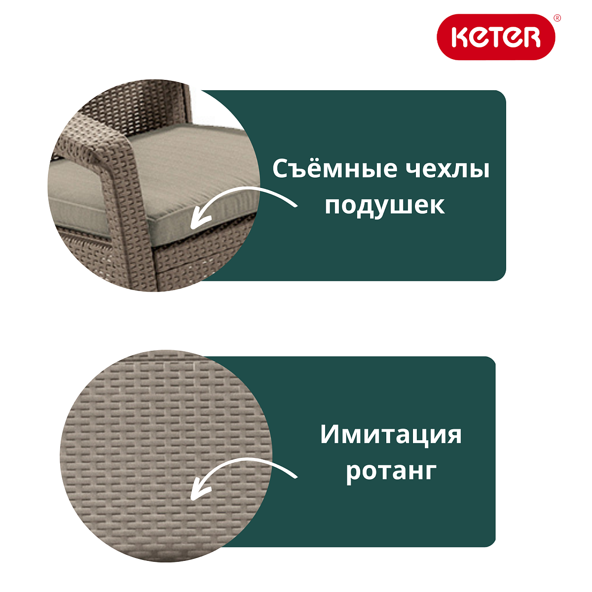 Комплект уличной мебели Corfu Fiesta Set 