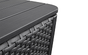 Стол-сундук Лузон Плюс (Luzon Plus Flat Wicker), графит 17208454 2