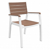 Пластиковый стул с невысокой спинкой и подлокотниками Harmоny Armchair