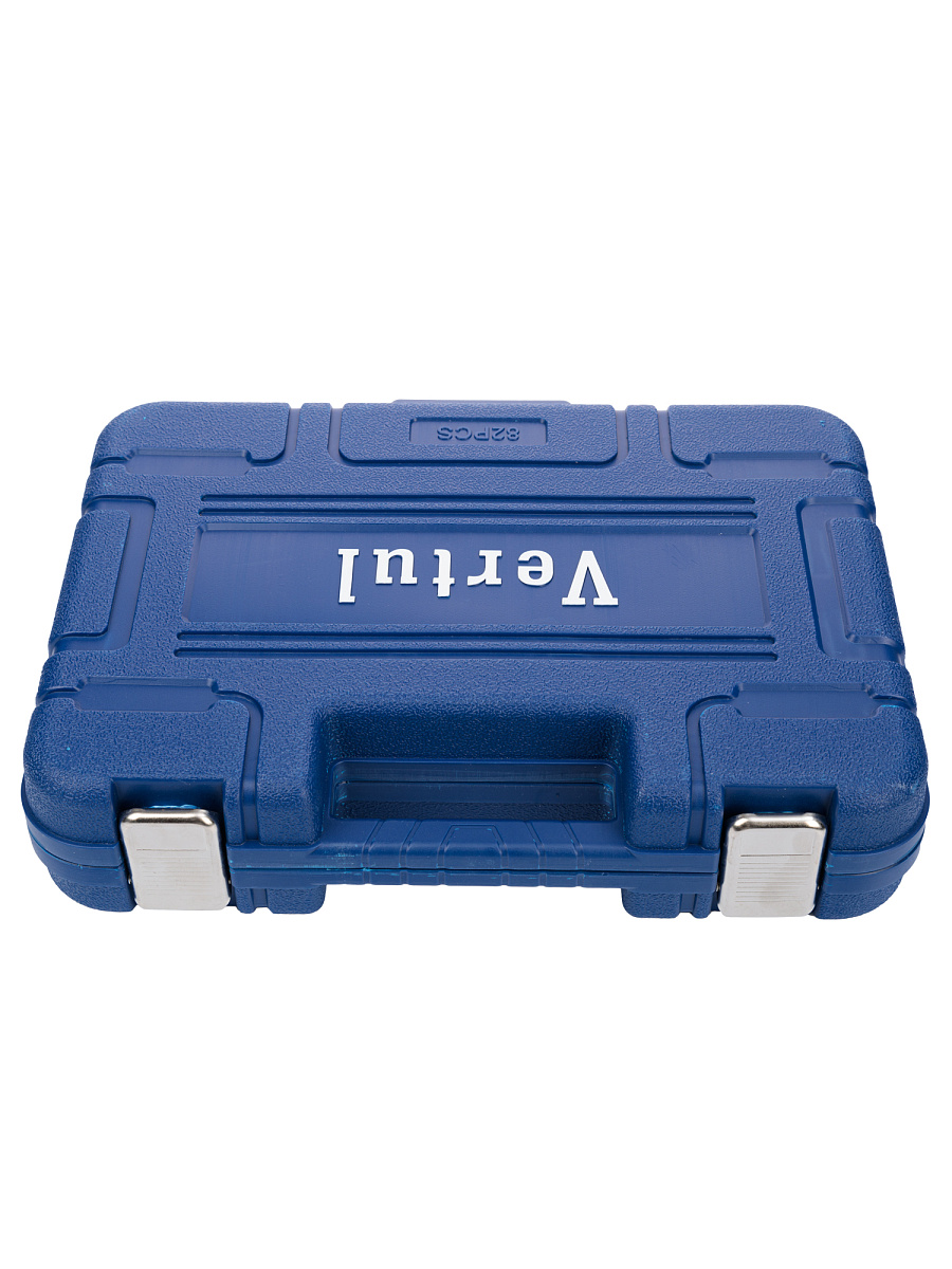 Набор инструментов 82 предметов 1/4″, 1/2″