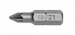 HOEGERT Биты PZ1 25 мм, сталь S2, PROFI, 5 шт.