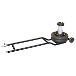 Пневмодомкрат на колесиках с удлиненной ручкой мод. 