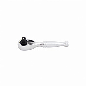 Трещотка 48 зубов 1/4" короткая металлическая ручка Licota  ALH-01072 1