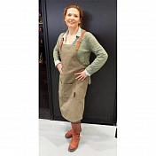 Фартук универсальный цвета хаки "Khaki"  1