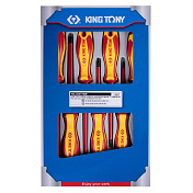 Набор отверток, диэлектрические, 7 предметов  King Tony  30617MR