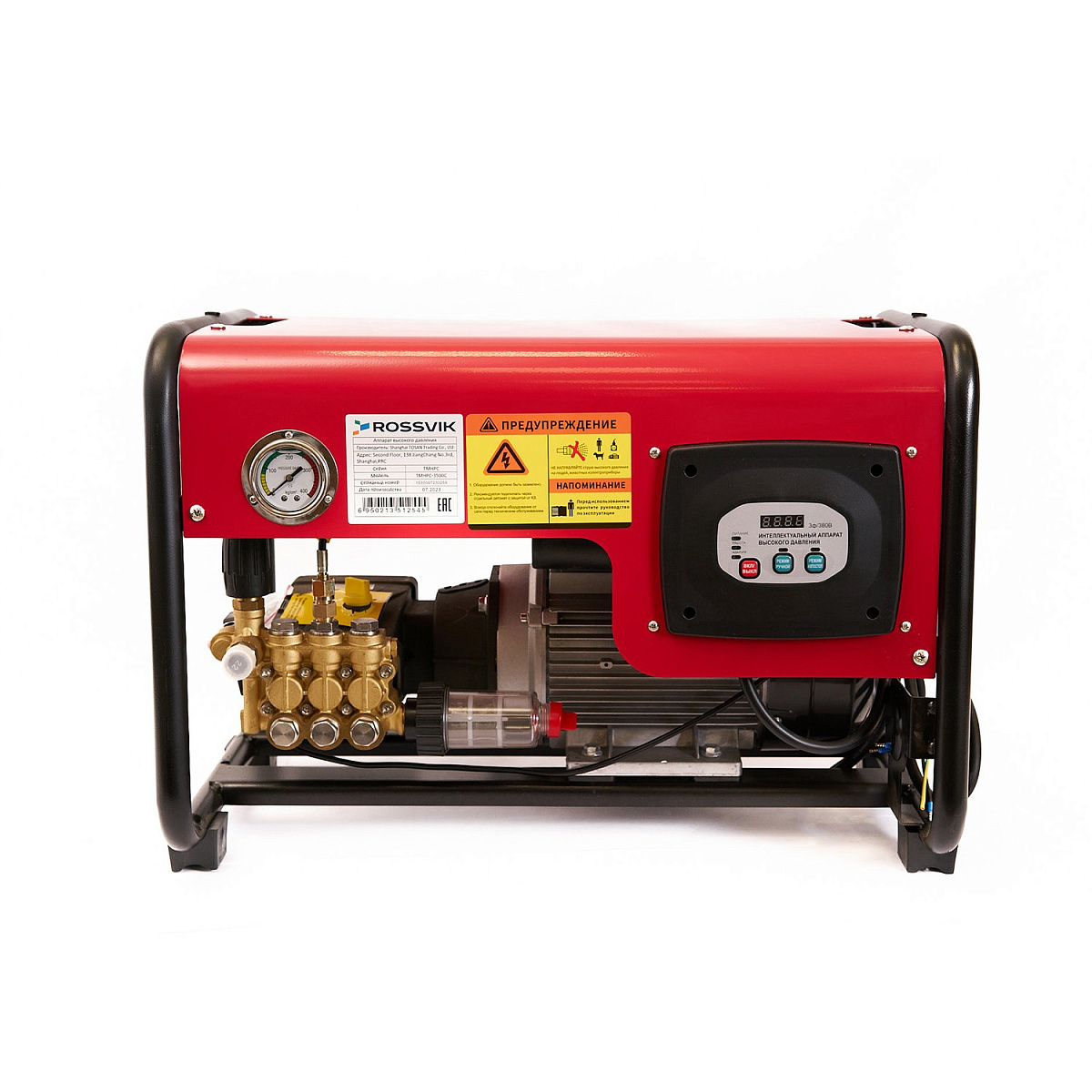 Аппарат высокого давления 180бар, 12л/мин, 380в, 3,5кВт, 2800об/мин