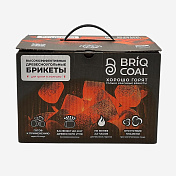 Уголь Древесный 4 кг BRIQCOAL  HL-0004 