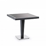 Стол Antares 80×80 со стеклянным верхом (Anthracite)