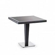 Стол Antares 80×80 со стеклянным верхом (Anthracite)
