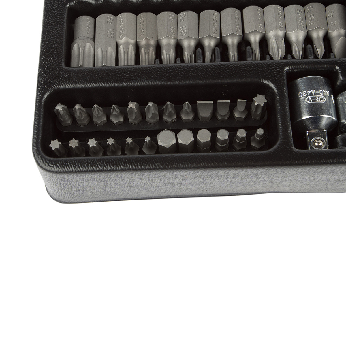 Набор вставок и головок Е-профиль в ложементе