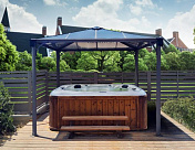 Открытая беседка GAZEBO PALERMO 3000 (серый) (702425) 1
