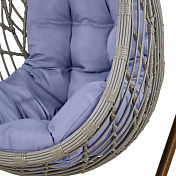Подвесное кресло из искусственного ротанга N886-W70 Light Grey 1