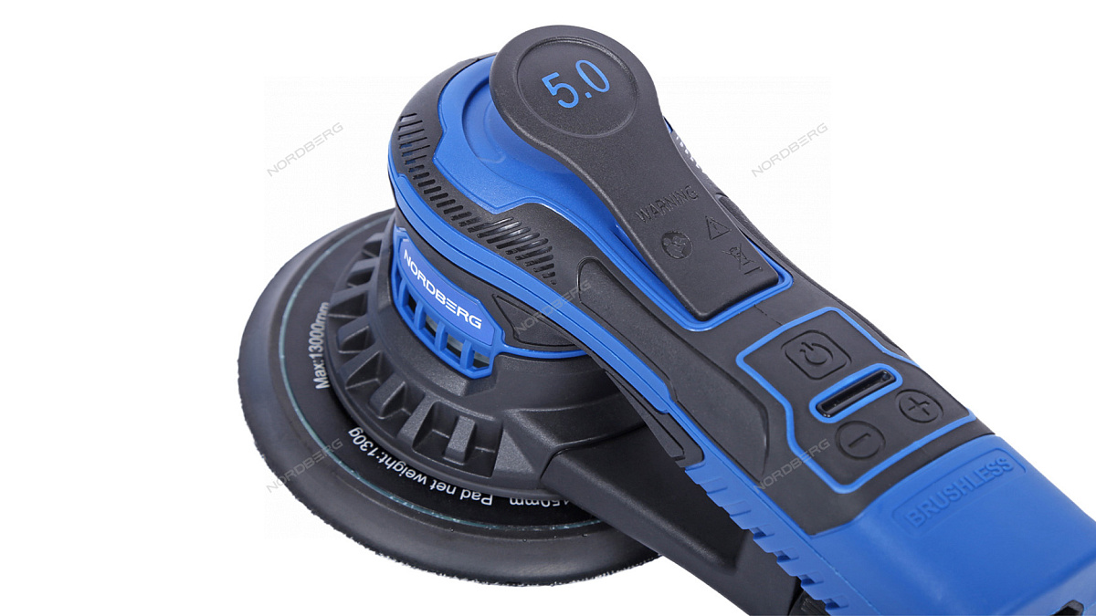 Шлифмашина эксцентриковая 5 мм, диск 150 мм, 4000-10000 об/мин, 350 Вт