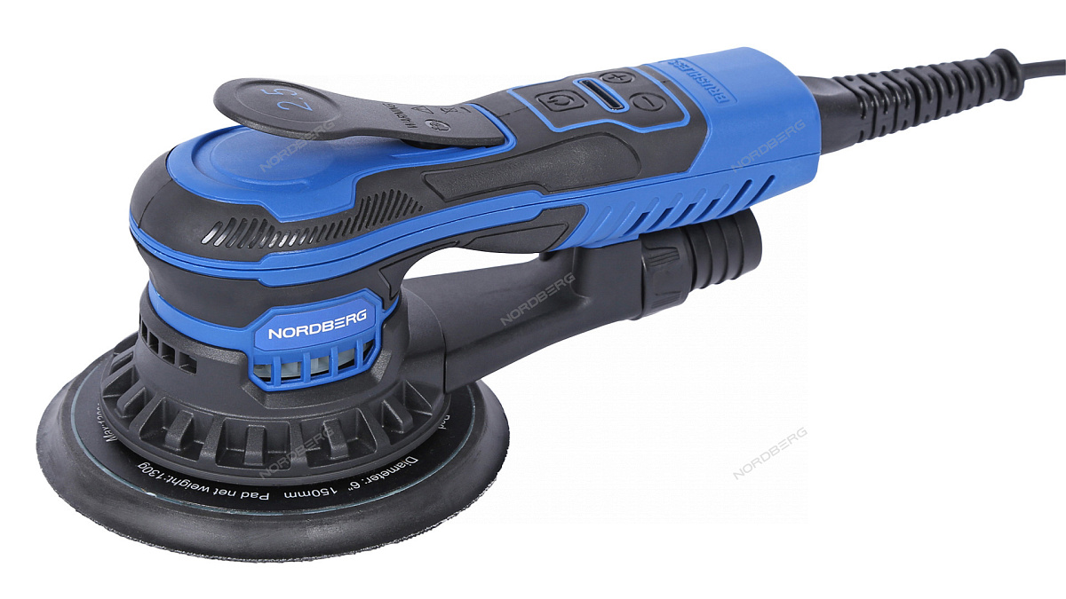 Шлифмашина эксцентриковая 2.5 мм, диск 125 мм, 4000-10000 об/мин, 350 Вт