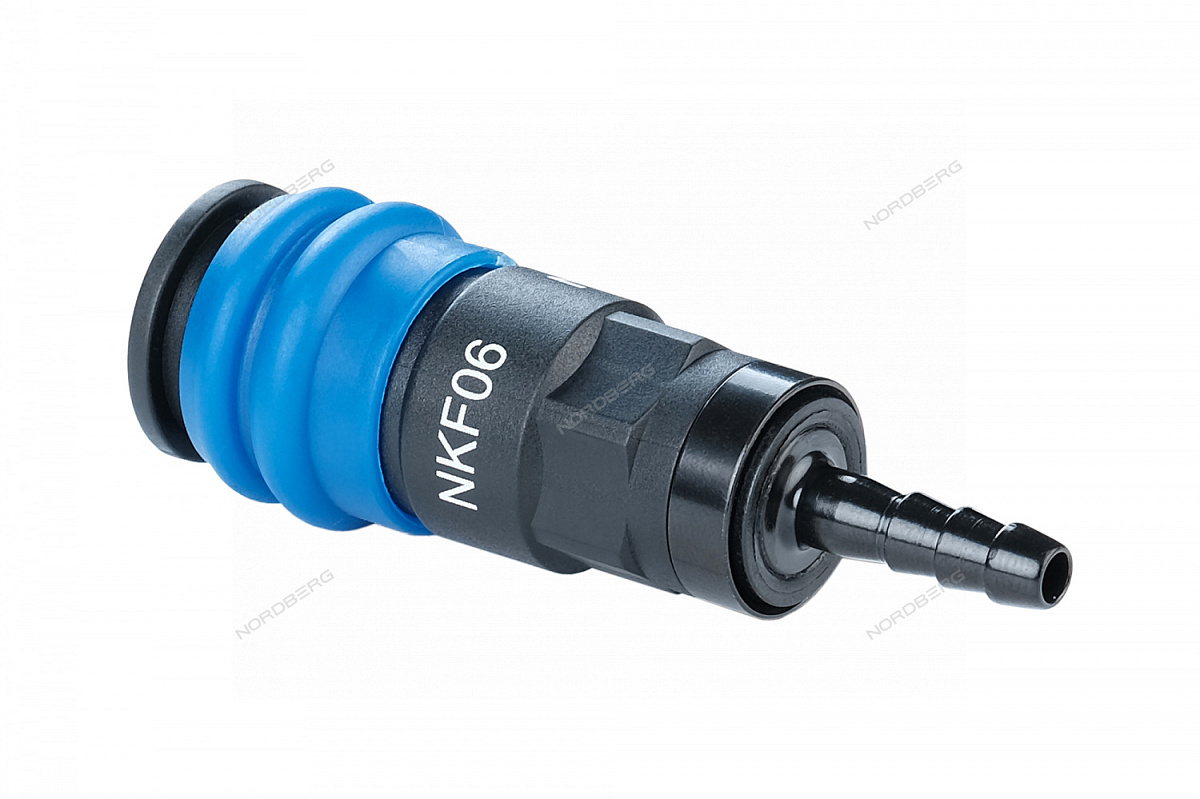 Разъем композитный "мама" быстросъемный - елочка Ø 6 мм