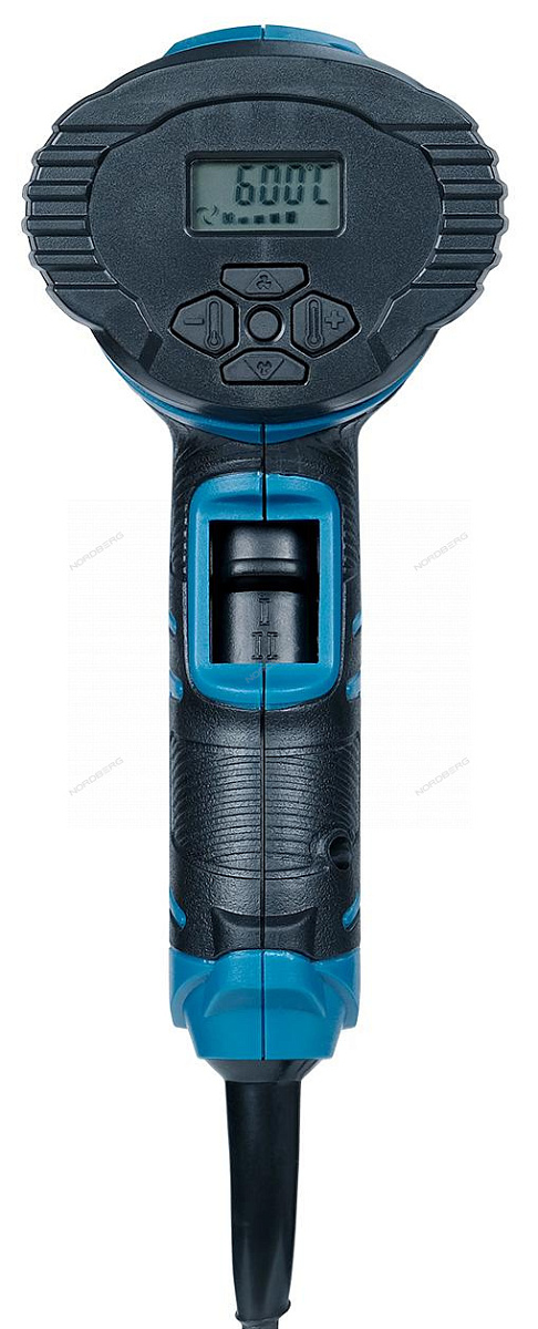 Фен с комплектом насадок, 50-600°С, 2000Вт