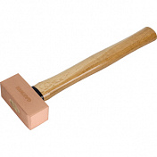 Молоток медный с деревянной рукояткой, 2000 г Garwin  GHT-HW2000C  1