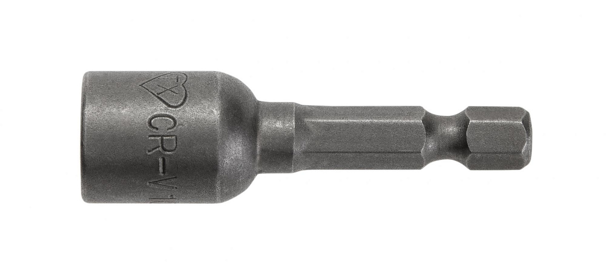 HOEGERT Насадка торцевая с магнитом 13 мм, 1/4", 2 шт.