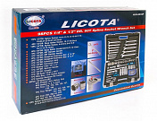 Набор инструмента 1/2" и 1/4" Spline 98 предметов Licota  ALK-0010P 1