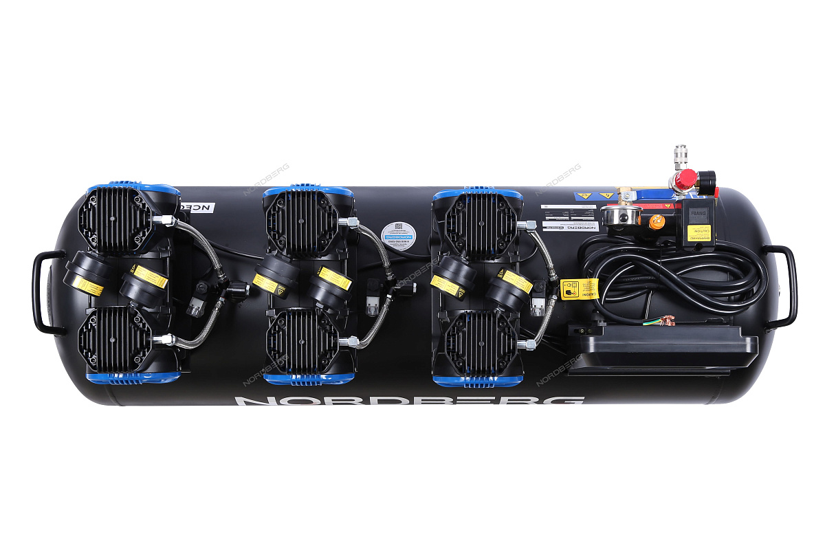 Компрессор безмасляный 380 В, ресивер 160 л, 750 л/мин