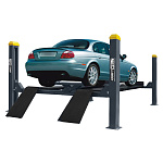 Подъемник четырехстоечный г/п 4000 кг. платформы для сход-развала