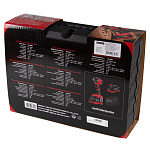 Аккумуляторный шуруповерт, ударный, 18 В, 4 предмета, кейс