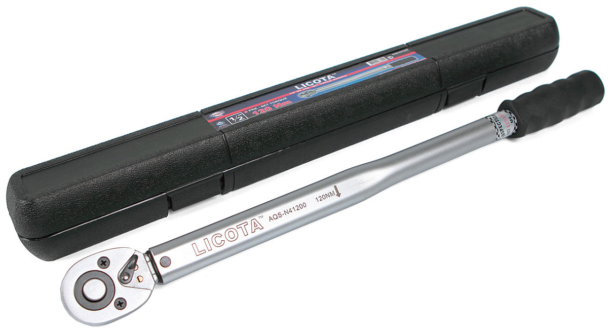 Динамометрический ключ 1/2", предустановленный момент 120 Nm, для шиномонтажа