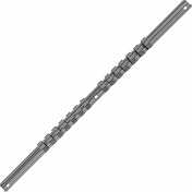 Держатель для головок 3/8 "DR под 14 предметов, "рельс"   MSH3814